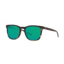 Costa Sullivan Men's Shiny Black Kelp And Green Mirror Sunglasses