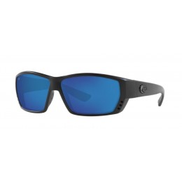 Costa Tuna Alley Men's Blackout And Blue Mirror Sunglasses