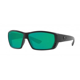 Costa Tuna Alley Men's Blackout And Green Mirror Sunglasses