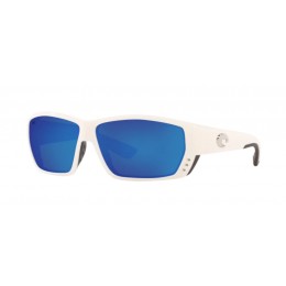 Costa Tuna Alley Men's White And Blue Mirror Sunglasses
