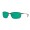 Costa Turret Men's Matte Black And Green Mirror Sunglasses
