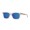 Costa Tybee Men's Shiny Light Gray Crystal And Blue Mirror Sunglasses