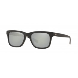 Costa Tybee Men's Matte Black And Gray Silver Mirror Sunglasses