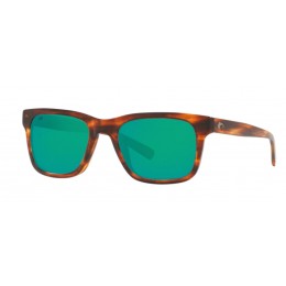 Costa Tybee Men's Tortoise And Green Mirror Sunglasses