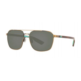 Costa Wader Men's Antique Gold And Gray Sunglasses