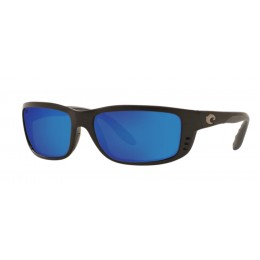 Costa Zane Men's Matte Black And Blue Mirror Sunglasses