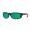 Costa Zane Men's Matte Black And Green Mirror Sunglasses