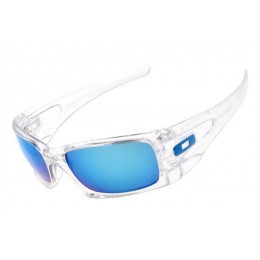 Oakley Crankcase Matte Clear And Ice Iridium Polarized Sunglasses