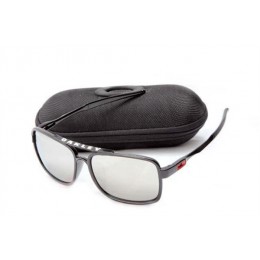 Oakley Deviation Black And Silver Iridium Sunglasses