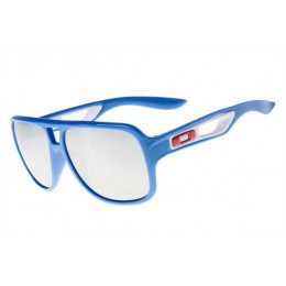 Oakley Dispatch Ii Island Blue And Silver Iridium Sunglasses