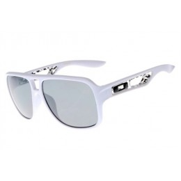 Oakley Dispatch Ii Polished White And Grey Iridium Sunglasses