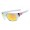 Oakley Dispatch Polished White And Fire Iridium Sunglasses