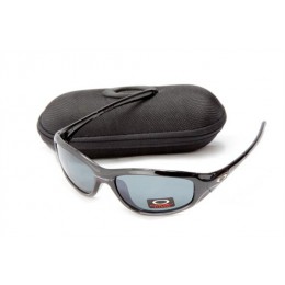 Oakley Encounter Polished Black And Orion Blue Iridium Sunglasses