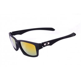 Oakley Jupiter Carbon Matte Black And Fire Iridium Sunglasses
