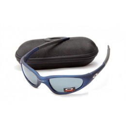 Oakley Minute Navy And Grey Iridium Sunglasses