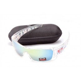 Oakley Batwolf Clear And Ice Iridium Sunglasses