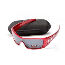 Oakley Batwolf Polished Red And Black Iridium Sunglasses