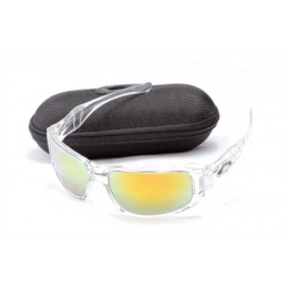 Oakley C Six Clear And Fire Iridium Sunglasses