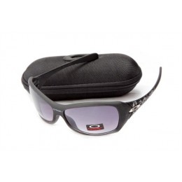 Oakley Necessity Matte Black And Mauve Ridium Sunglasses