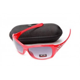 Oakley Necessity Polished Red And Violet Ridium Sunglasses