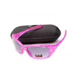 Oakley Necessity Pink And Mauve Iridium Sunglasses