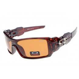 Oakley Oil Rig In Tortoise Clear And Persimmon Sunglasses
