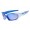 Oakley Pit Boss In Polished Blue And Ice Iridium Sunglasses