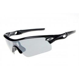 Oakley Radar Path In Polished Black And Grey Iridium Sunglasses