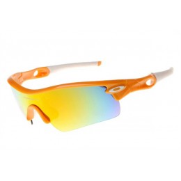Oakley Radar Path In Orange Flare And Fire Iridium Sunglasses