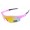 Oakley Radar Pitch In Neon Pink And Fire Iridium Sunglasses