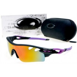 Oakley Radarlock Path In Black And Pink Digi-Camo And Fire Iridium Sunglasses