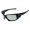 Oakley Scalpel In Matte Black And Ice Iridium Sunglasses