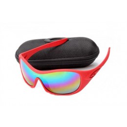 Oakley Speechless Matte Red And Colorful Sunglasses