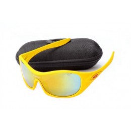 Oakley Speechless Matte Yellow And Fire Iridium Sunglasses
