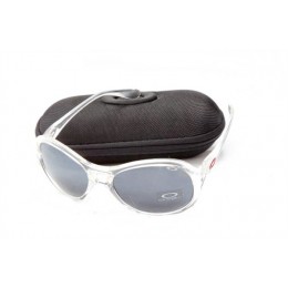 Oakley Vacancy Crystal Clear And Black Iridium Sunglasses