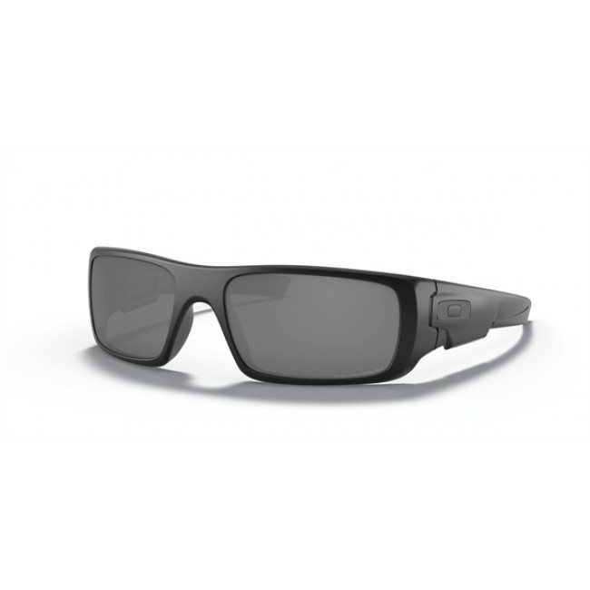 Oakley Crankshaft Matte Black Frame Black Iridium Polarized Lens Sunglasses