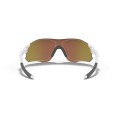 Oakley Evzero Path Low Bridge Fit Polished White Frame Prizm Sapphire Lens Sunglasses