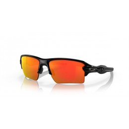 Oakley Flak 2.0 Xl Polished Black Frame Dark Prizm Ruby Polarized Lens Sunglasses