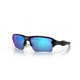 Oakley Flak 2.0 Xl Polished Black Frame Light Prizm Sapphire Polarized Lens Sunglasses