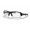 Oakley Flak Xs Youth Fit Polished Black Frame Clear Lens Sunglasses
