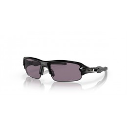 Oakley Flak Xxs Youth Fit Polished Black Frame Prizm Grey Lens Sunglasses