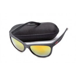 Oakley Fringe Matte Black And Fire Iridium Sunglasses
