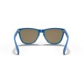 Oakley Frogskins Frogskins 35Th Anniversary Low Bridge Fit Primary Blue Frame Prizm Ruby Lens Sunglasses