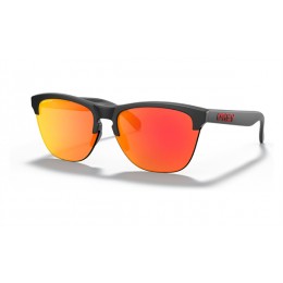 Oakley Frogskins Lite Matte Black Frame Prizm Ruby Lens Sunglasses