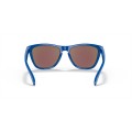 Oakley Frogskins Low Bridge Fit Origins Collection Sapphire Frame Prizm Sapphire Lens Sunglasses