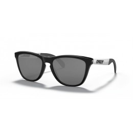 Oakley Frogskins Mix Low Bridge Fit Polished Black Frame Prizm Black Lens Sunglasses
