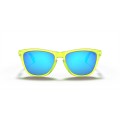 Oakley Frogskins Mix Low Bridge Fit Matte Uranium Frame Prizm Sapphire Lens Sunglasses