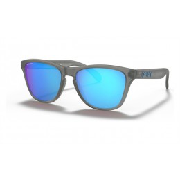 Oakley Frogskins Xs Youth Fit Matte Grey Ink Frame Prizm Sapphire Lens Sunglasses