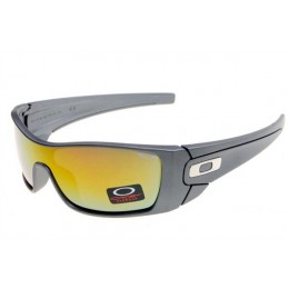 Oakley Fuel Cell In Matte Grey And Fire Iridium Sunglasses