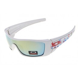 Oakley Fuel Cell In White And Ice Iridium Sunglasses